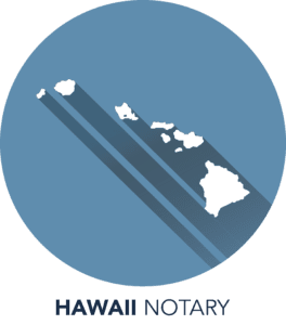 A long shadow of the state of hawaii