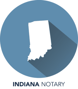 A picture of the indiana state with long shadow.