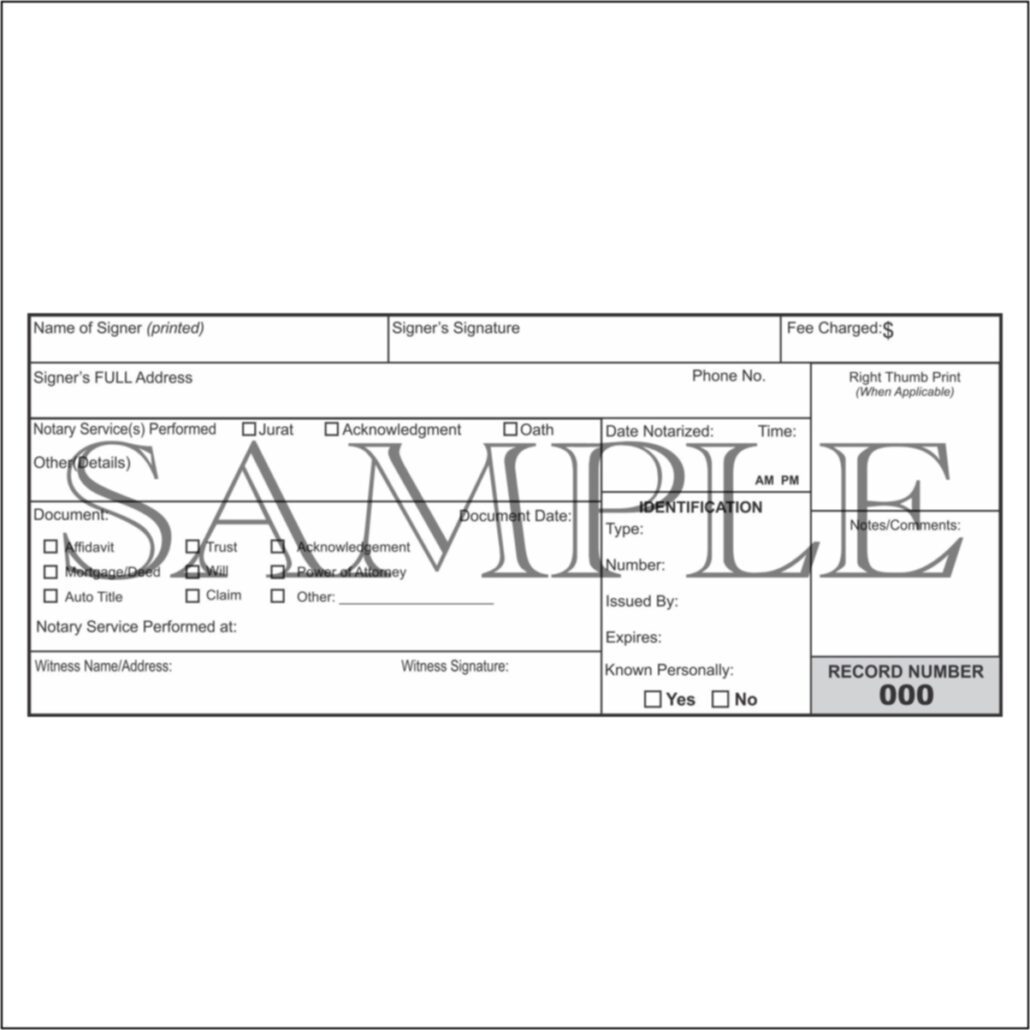 SelfInking Notary Stamp Nationwide Notary Bond