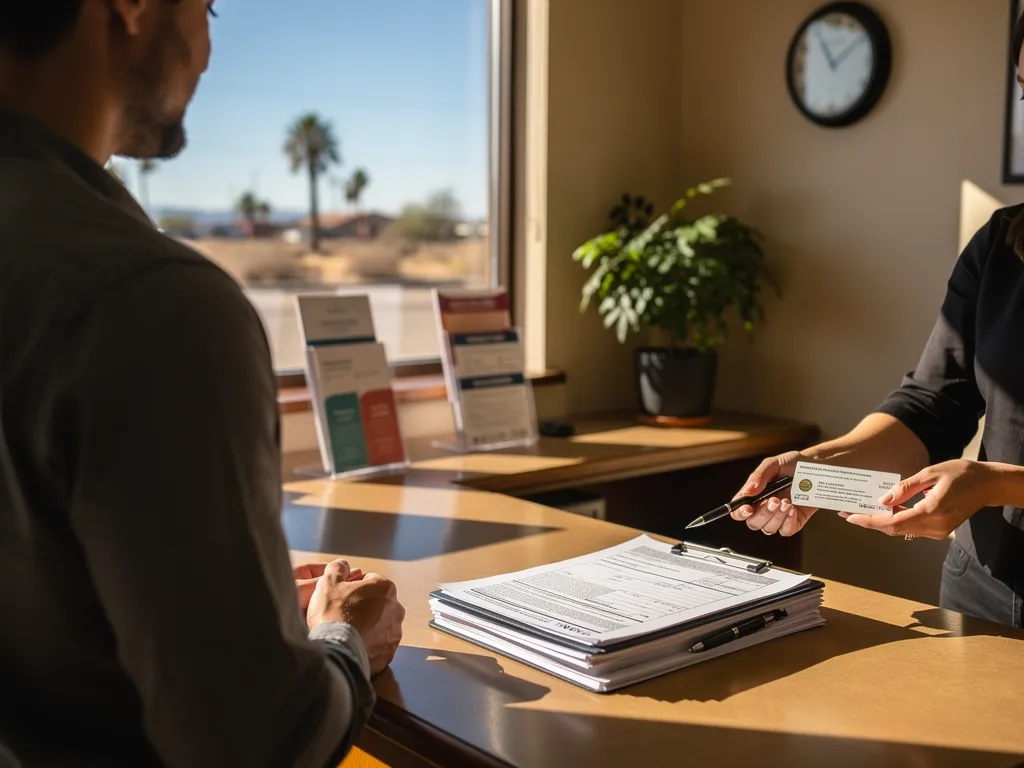 Surety bond certificate and notary stamp ready for commission filing